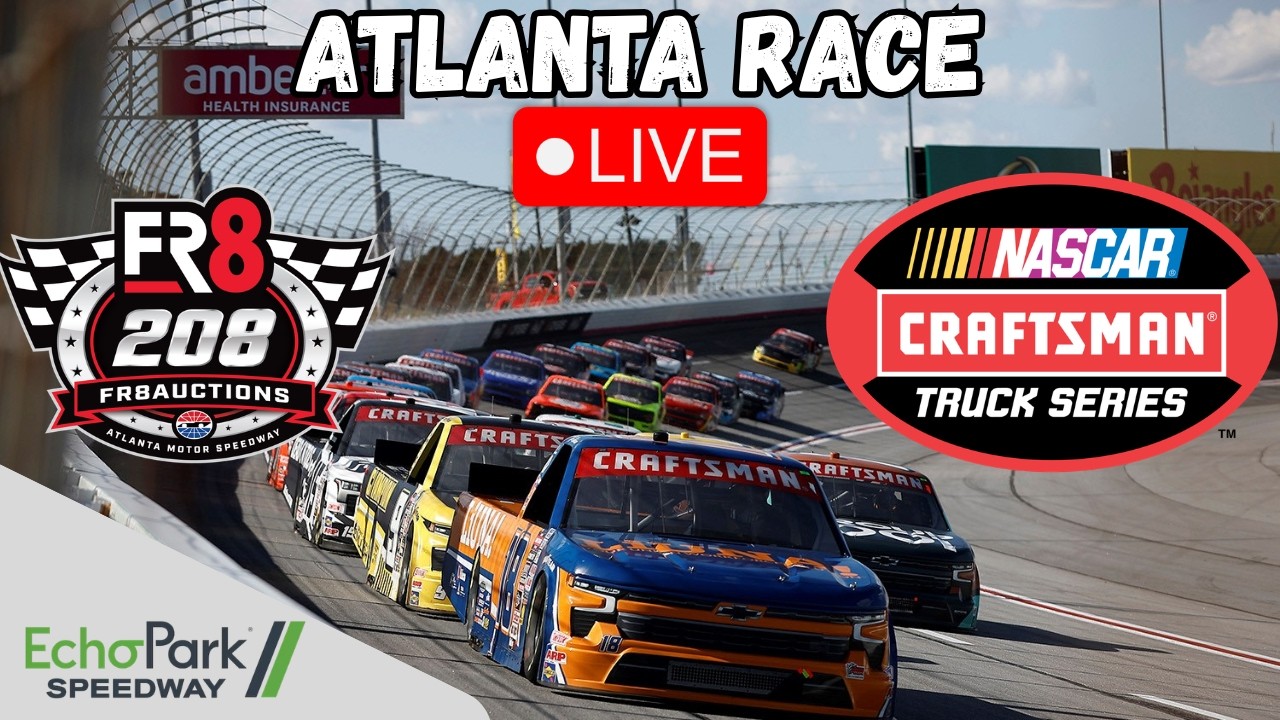NASCAR Trucks Race from Atlanta LIVE COVERAGE🔴