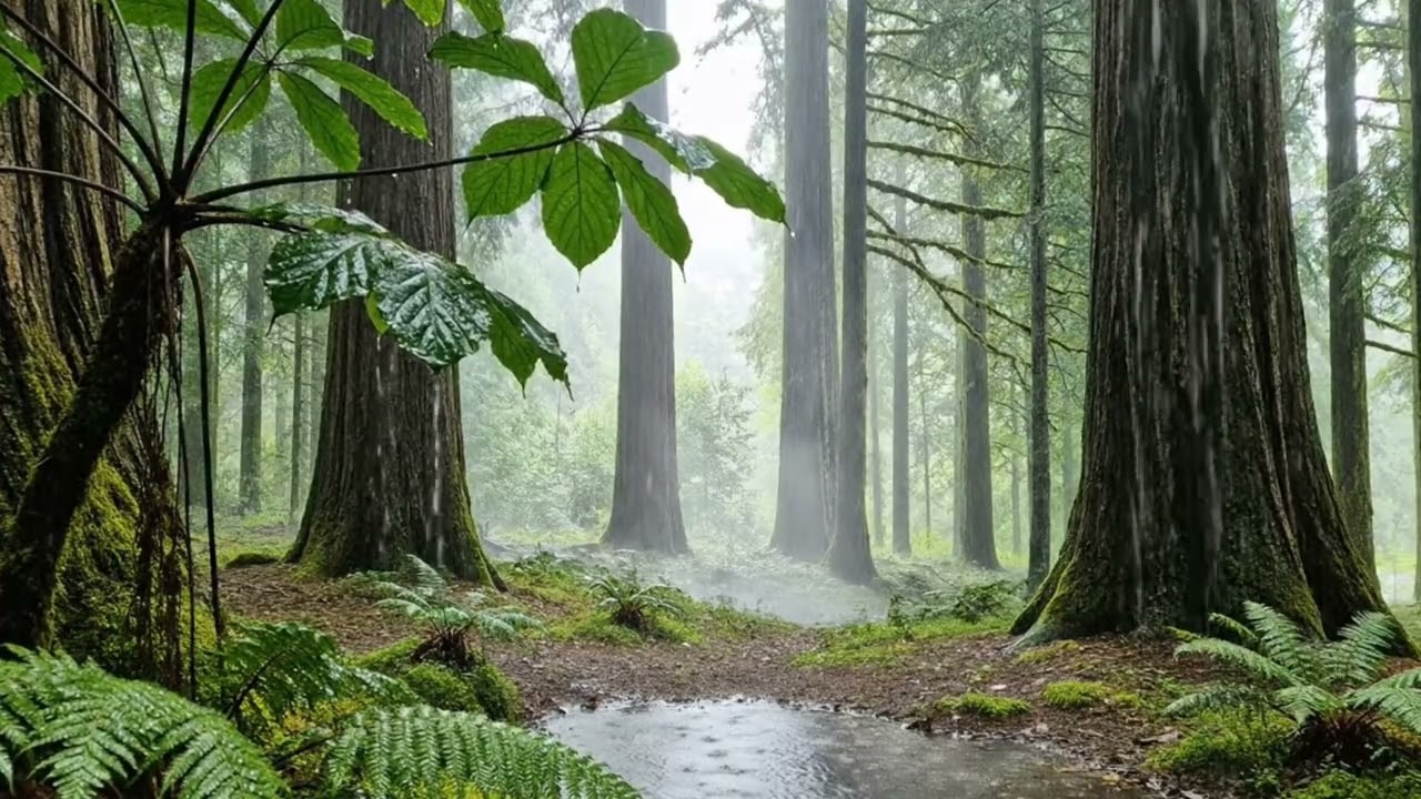 Soft Rain and Mist in Nature | Deep Relaxation