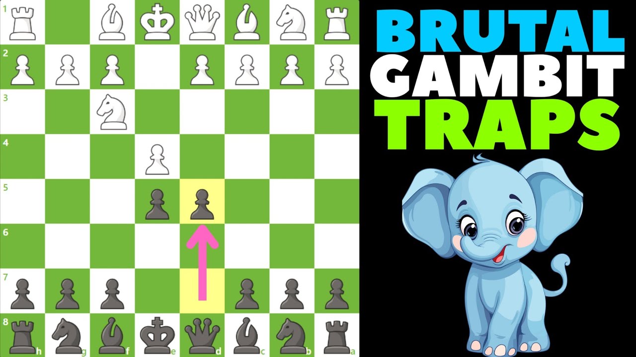 Deadly Elephant Gambit Traps in Chess 