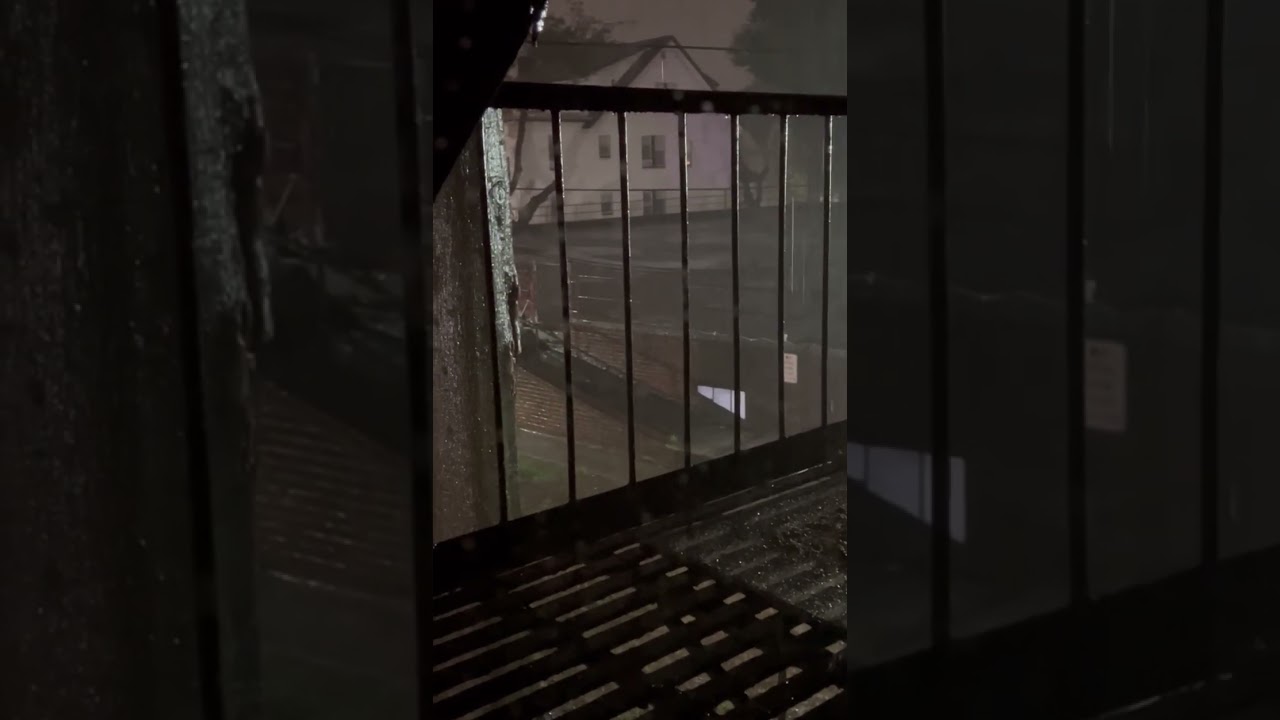 Relaxing sleeping rain ☔️ at night