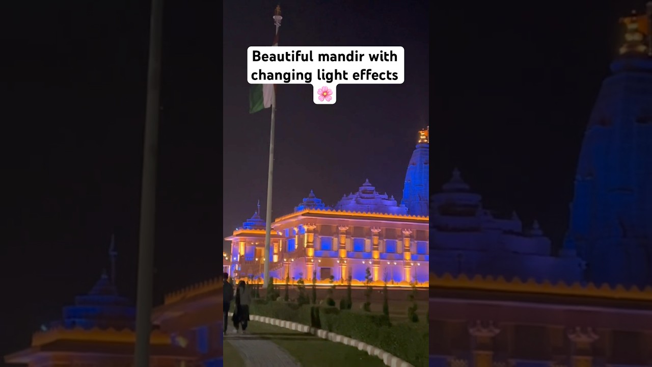 Beautiful Mandir🌸&hellip;#shorts#mandir#explore#youtubeshorts#trending#viral