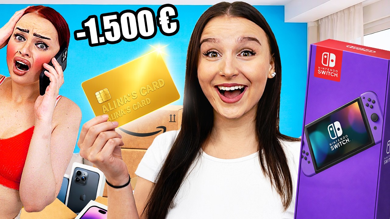 Ich kaufe ALLES mit Alinas Kreditkarte ! 🤫💳 (Sie rastet aus)
