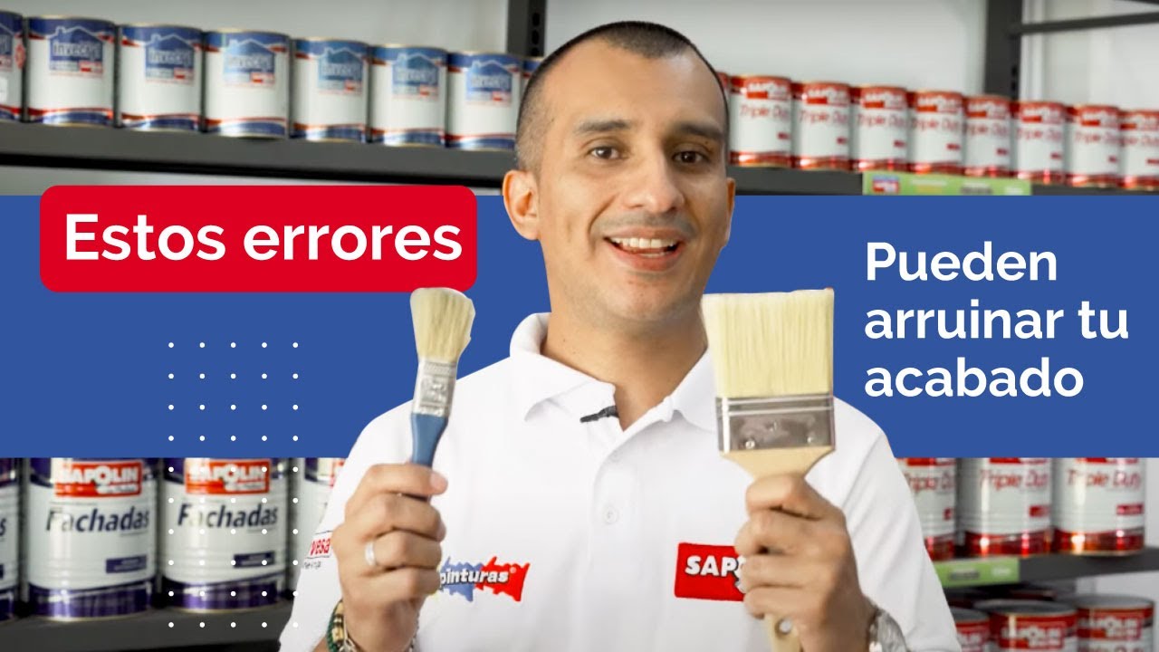 🔴 PINTURAS SAPOLIN | EVITA ESTOS ERRORES AL APLICAR ESMALTE SINTÉTICO TRIPLE DUTY! 🎨❌