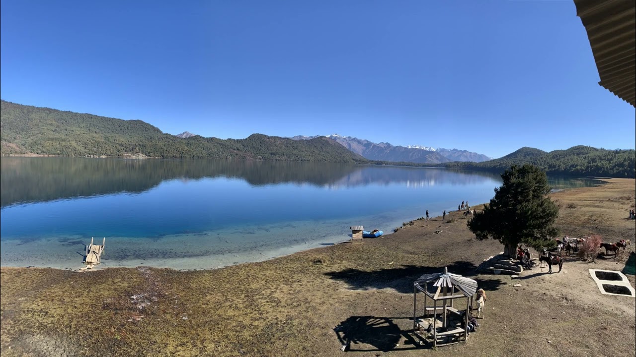Motorbike trip to Rara lake, west Nepal.