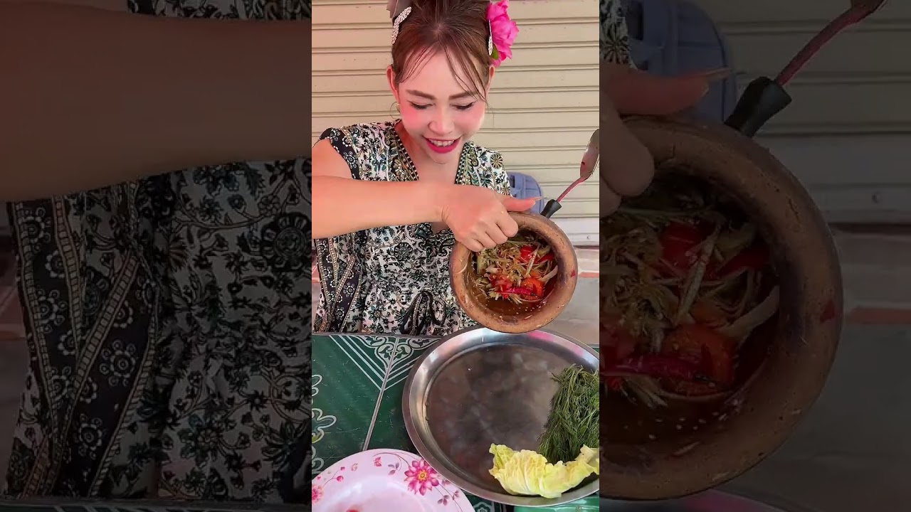 กินส้มตำแซ่บๆ วิธีตำส้มตำน้ำเยอะๆ กินไปเล่นน้ำไป