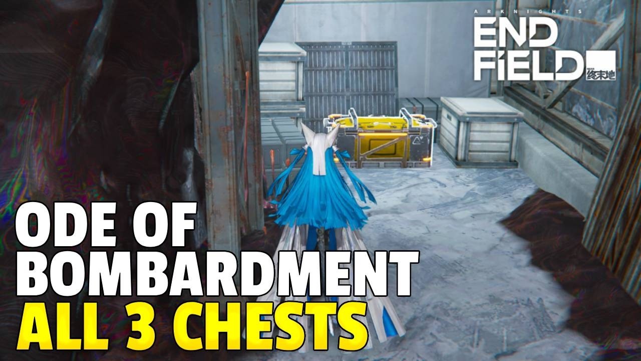 Ode of Bombardment (All 3 Chests) |  Delver of the Cryptic | Arknights Endfield