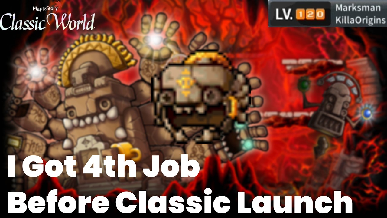 Я взял 4-ю профессию в Old School MapleStory... ФИЛЬМ
