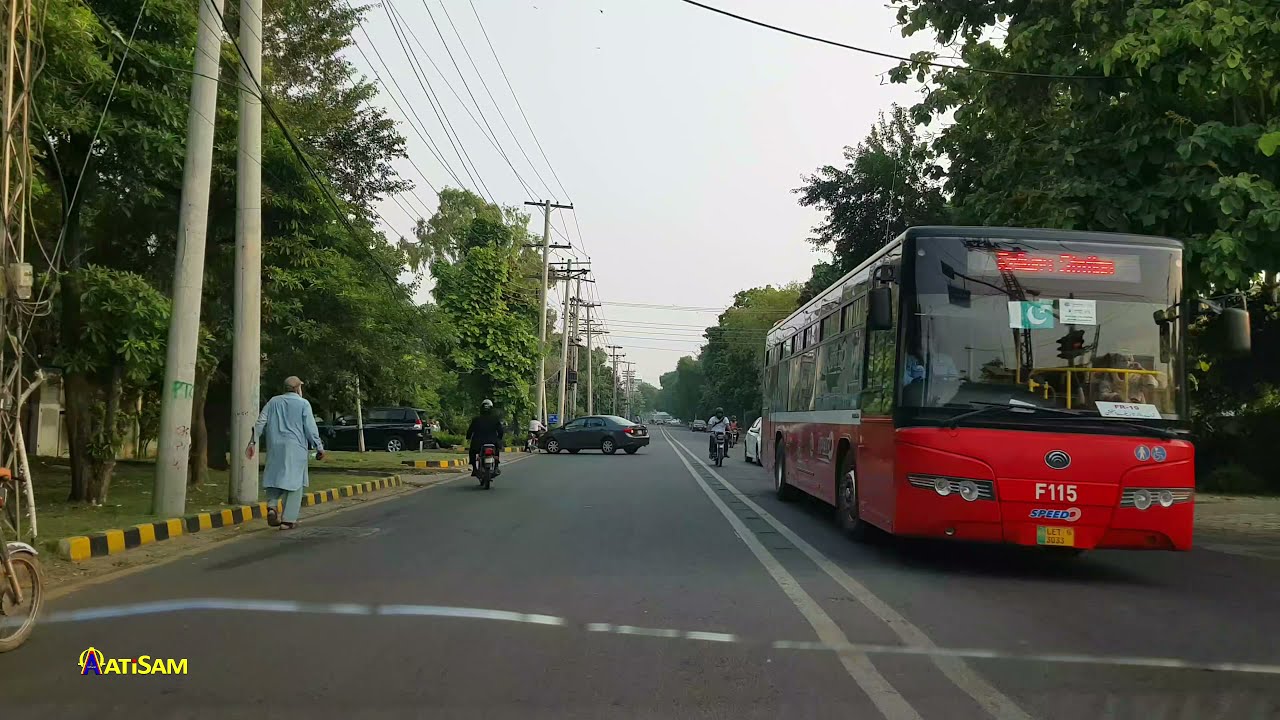 Sarwar Road, Abid Majeed Road, Jail Road S To N | القيادة في باكستان