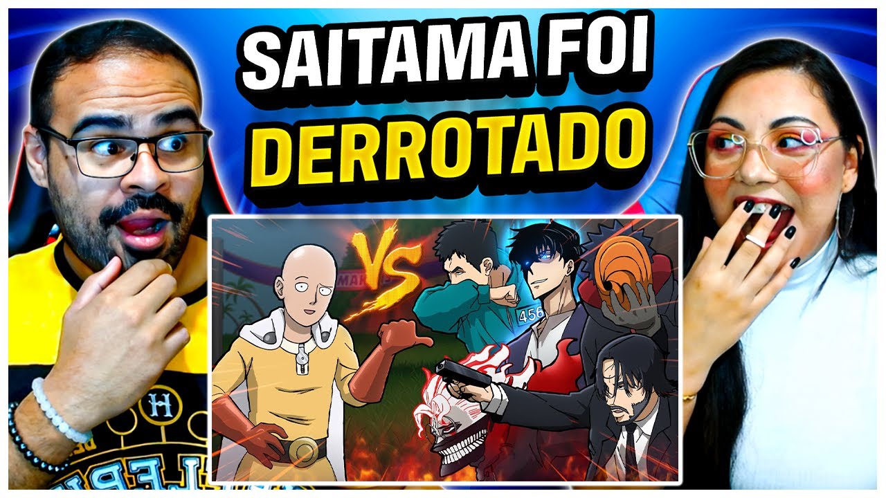 REACT VOICE MAKERS | SAITAMA VS TODO MUNDO 3 (QUEM É MAIS FORTE?)