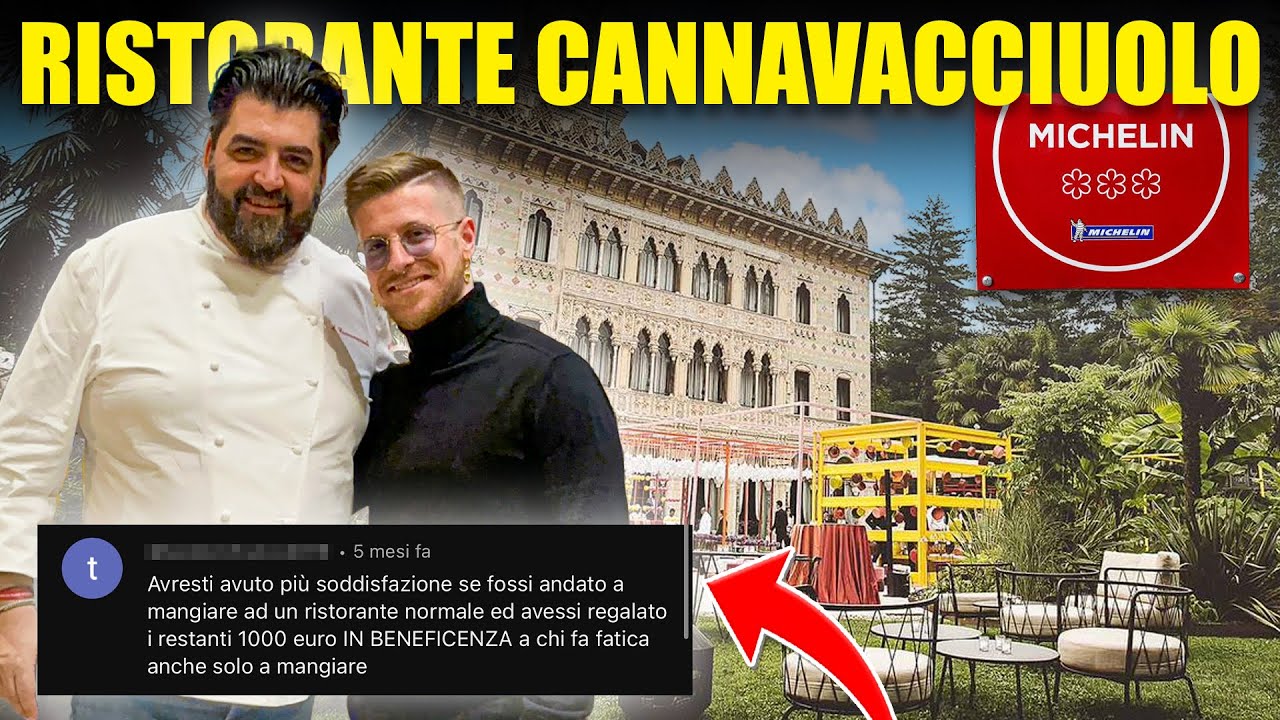 PROVO IL RISTORANTE STELLATO DI ANTONINO CANNAVACCIUOLO - SONO STATO INSULTATO PER AVER SPESO 1000 €