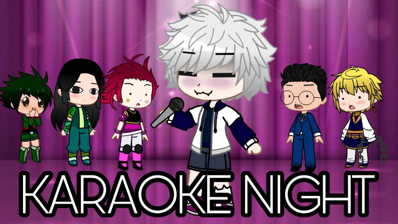 Killua Is Good at Singing? HunterxHunter Karaoke Night (Gacha Club)