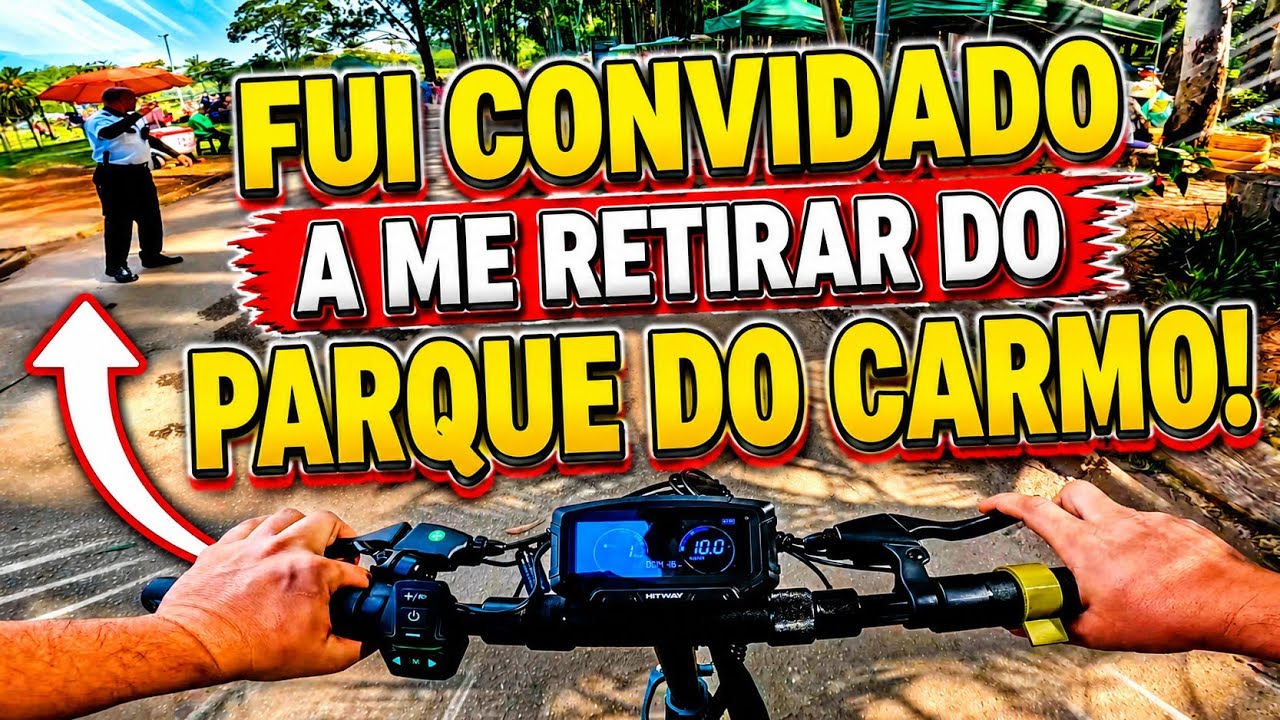 Encrencaram só com o meu Patinete Elétrico!  -  Hitway H18 o melhor custo benefício do Brasil.