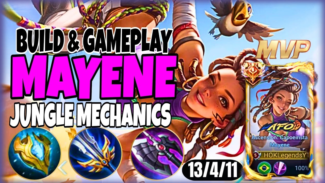 MAYENE HONOR OF KINGS | JUNGLE GAMEPLAY - RANK GRANDMASTER