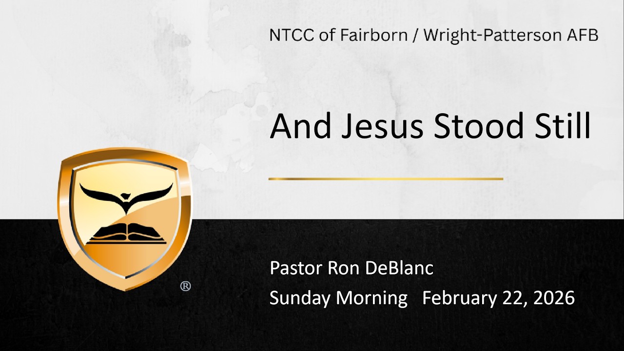 And Jesus Stood Still