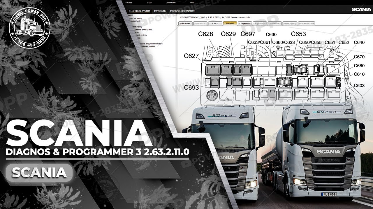 EXPLORING SCANIA DIAGNOS & PROGRAMMER 3 2.63.2.11.0 ON DIESEL POWER PRO