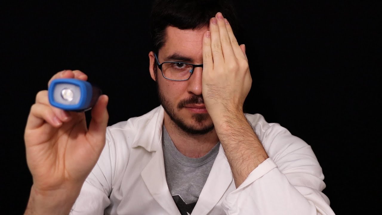 ASMR Examen médical crânien du système nerveux super rapide