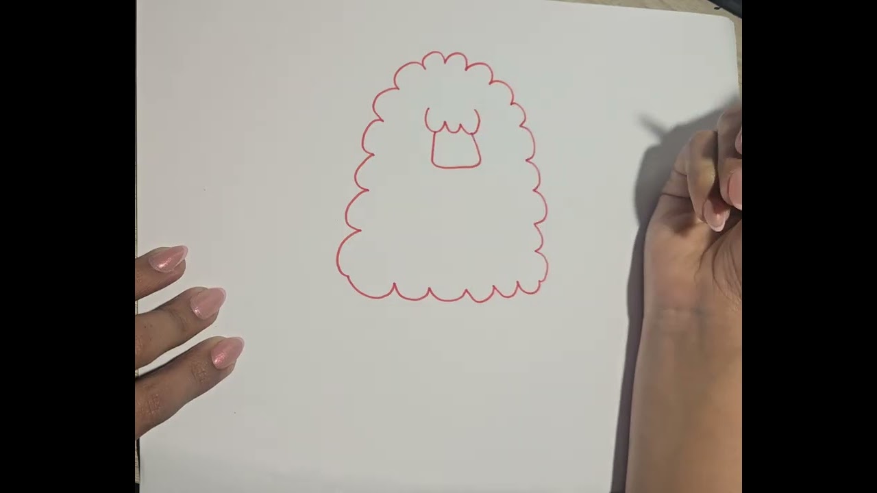 Como dibujar una oveja 🐑