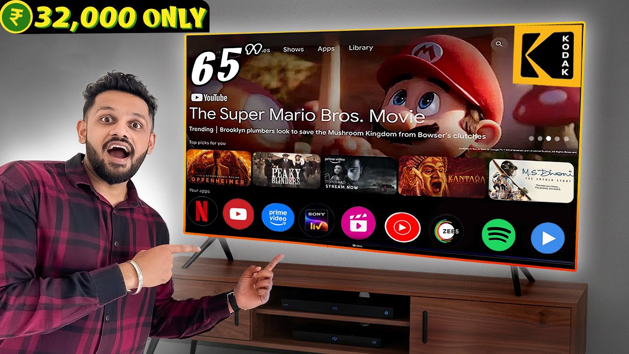 Kodak Matrix QLED 65inch TV Review - Best SmartTV under 35k🔥