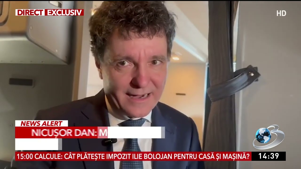 Anunțurile lui Nicușor Dan din avionul care &icirc;l duce la Paris