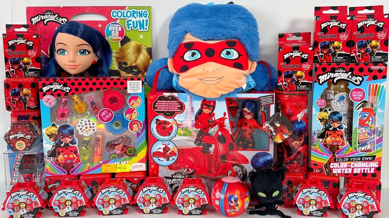 ASMR Miraculous Ladybug Toys Mystery Blind Box DIY Oddly Satisfying Unboxing | No Talking