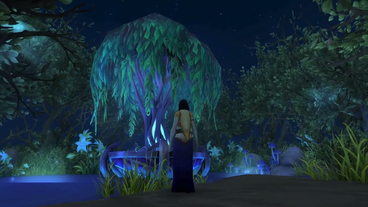 World of Warcraft Player Housing - Final Fantasy X Tribute - Macalania Forest