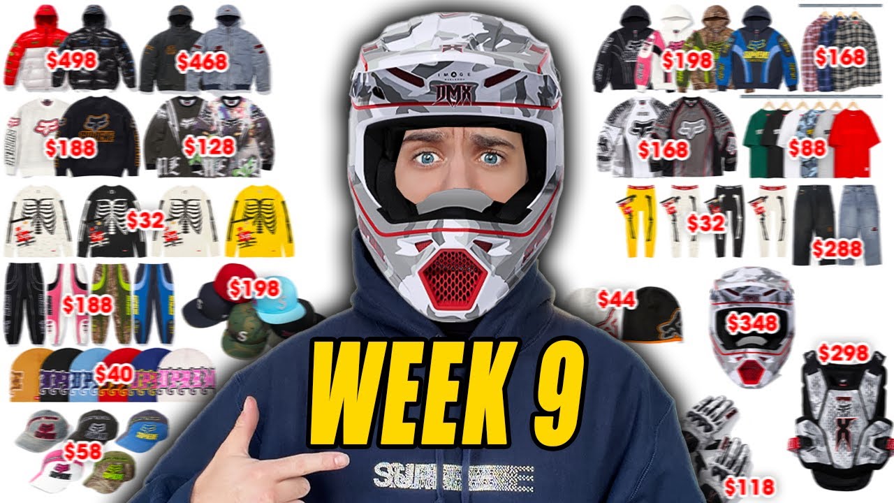 Supreme Week 9 Droplist - Best Fox Racing Collab Ever?! #FW25