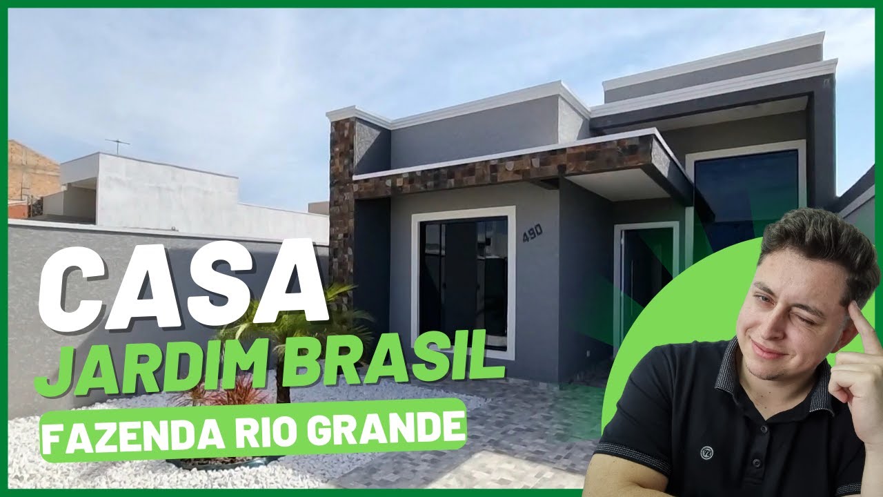 CASA DIFERENCIADA NO BAIRRO JARDIM BRASIL EM FAZENDA RIO GRANDE PARANÁ