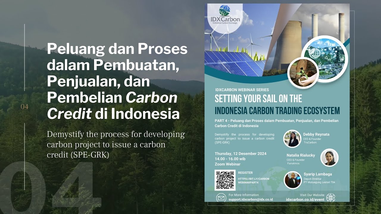 PART 4 - Peluang dan Proses dalam Pembuatan, Penjualan, dan Pembelian Carbon Credit di Indonesia