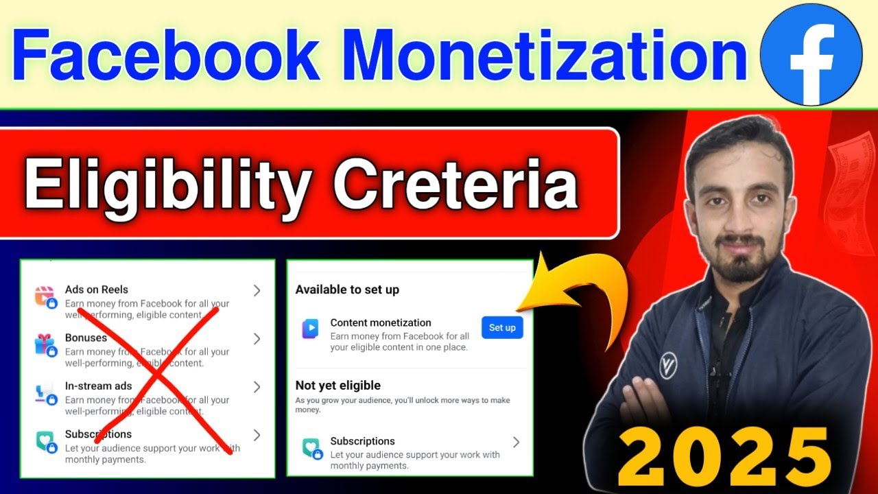 Facebook Monetization 2025 | Eligibility Criteria Of Facebook Monetization | Content Monetization