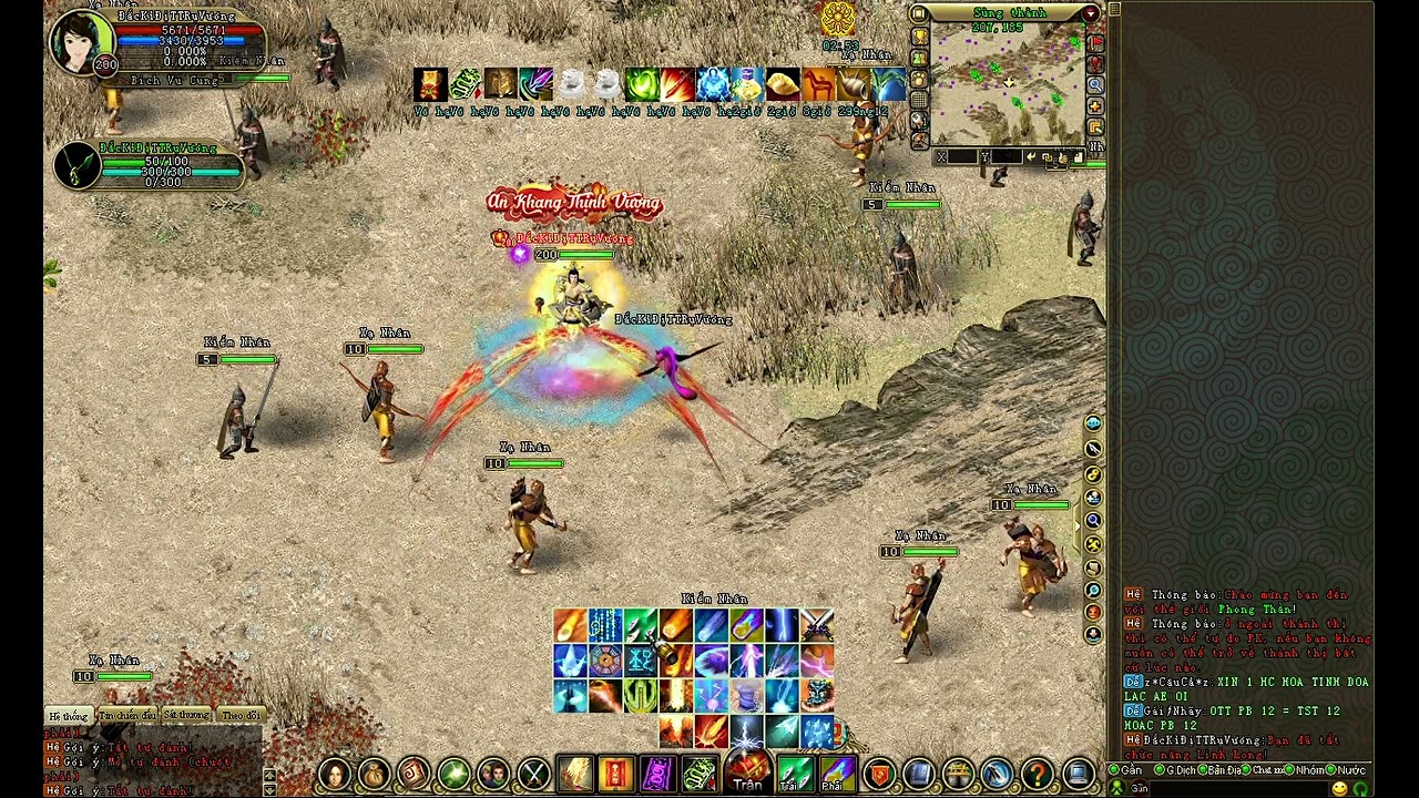 Tổng hợp Skill Đạo sĩ Game Phong Thần