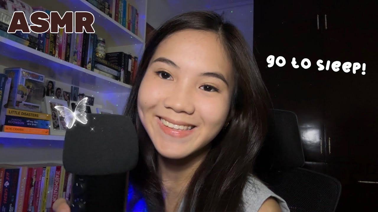 ASMR for when you NEED to sleep 😴 | upclose word repetition, mouth sounds, positive affirmations ++