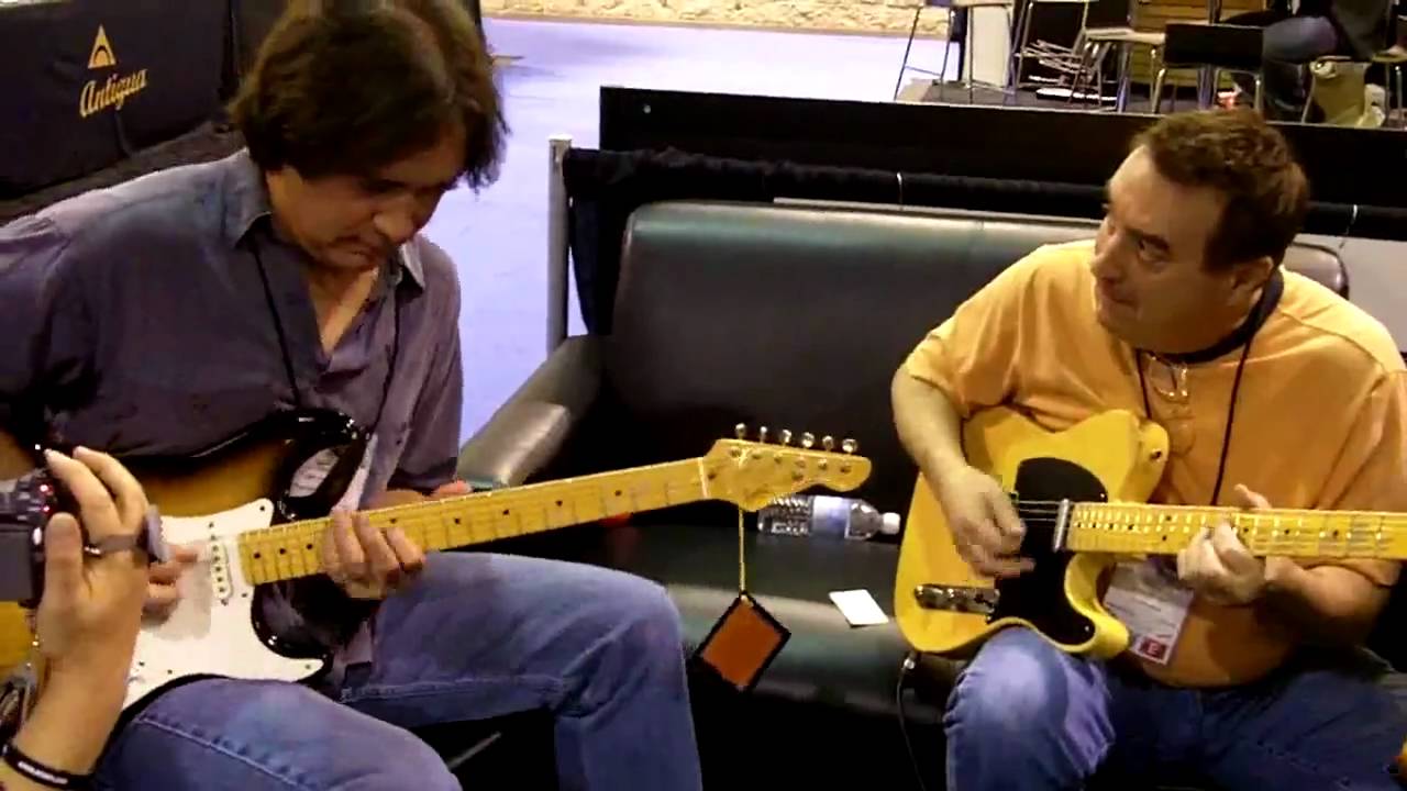Carl Verheyen, Steve Trovato & Asaf Rodeh at LsL NAMM 2010