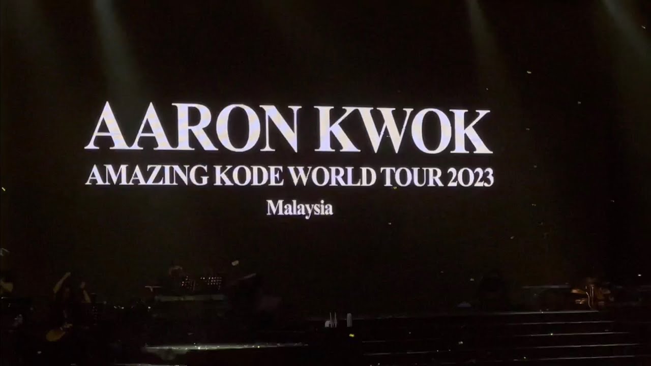 郭富城舞林外傳Amazing Kode世界巡迴演唱會大馬站尾场25/06/2023