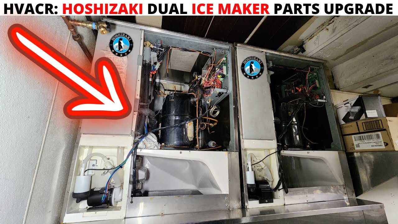 HVACR: Hoshizaki Ice Maker Parts Upgrade (Hoshizaki Water Pump Motor/Water Inlet Valve/Float Switch)