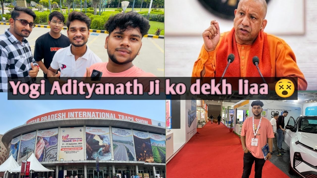 We met Yogi Adityanath ji today @Yogi.Adityanath.Team. 😵 | Indian Expo greater noida | #vlogs