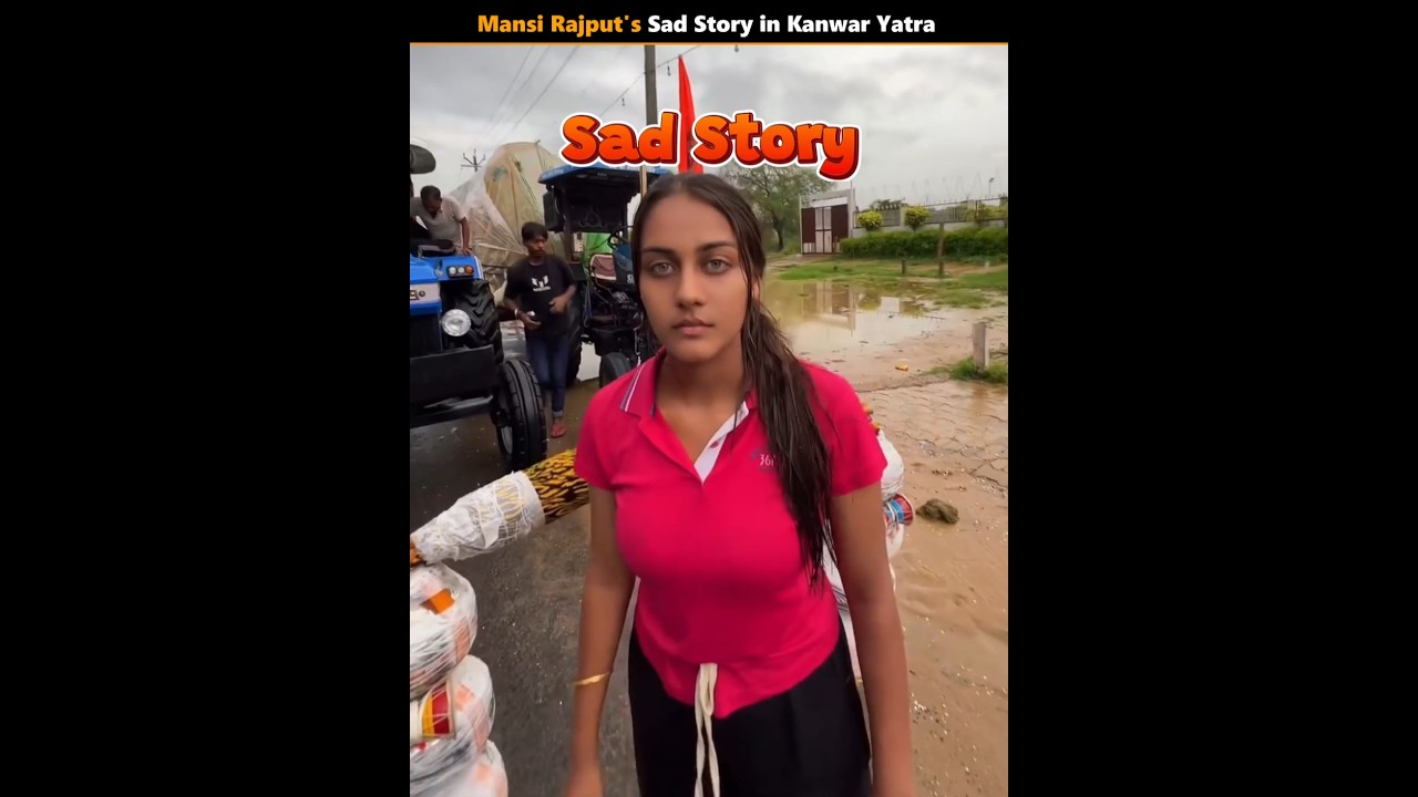 Грустная история Манси Раджпут на Канвар-ятре 😱 #mansi #kanwaryatra #вирусныевидео #грустнаяистория