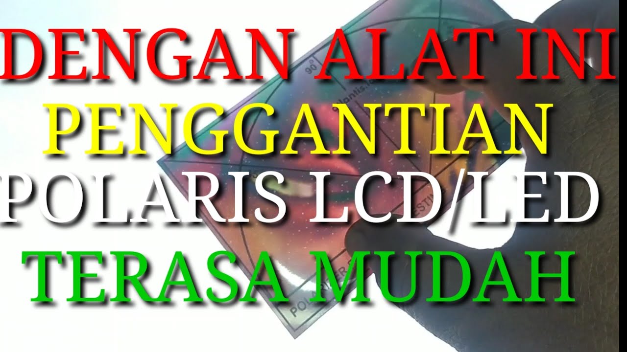 cara mengganti Polaris tv LCD/LED