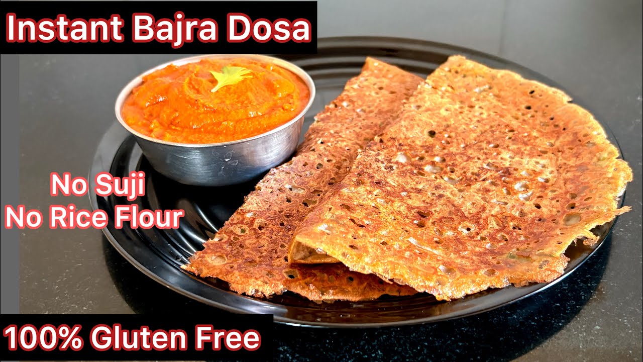 Quick Healthy Bajra Dosa Breakfast for Weight Loss and Diabetics 