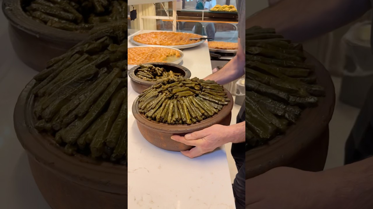Yaprak sarma | Ankara Beypazarı&rsquo;nda Hanımeli Baklava. #sarma #ankara #beypazarı #yemek #food