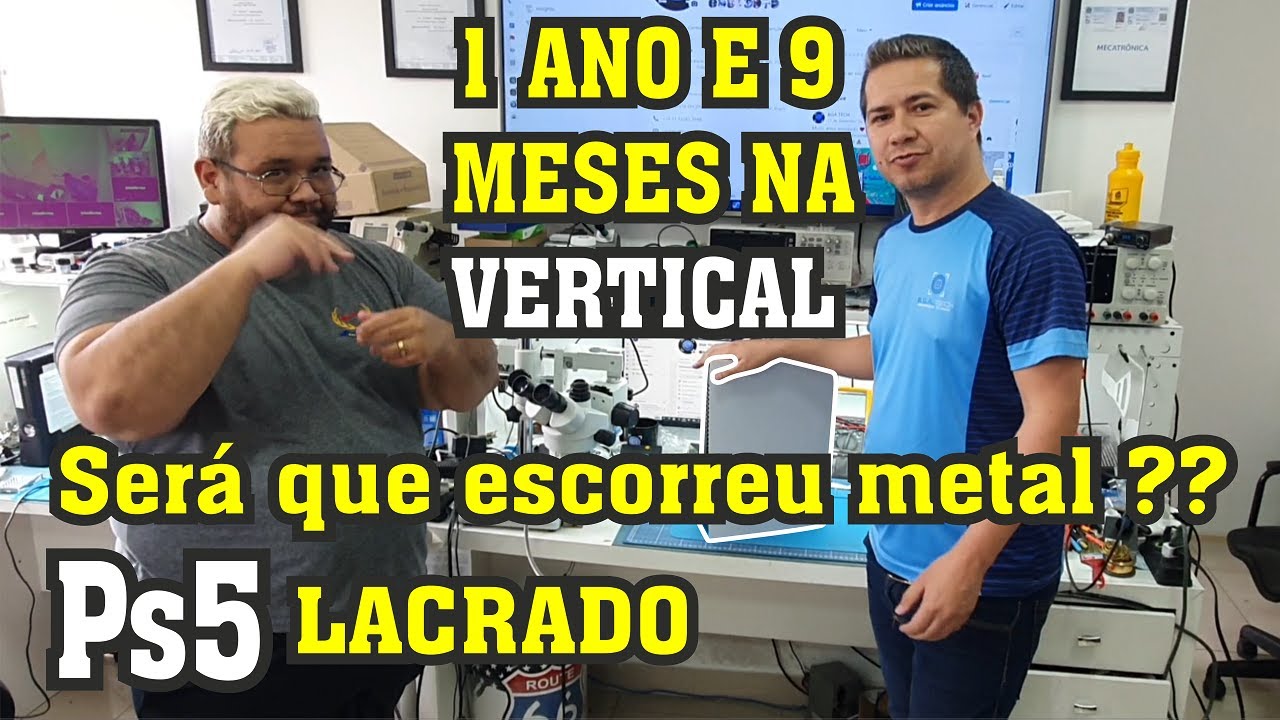 PS5 1 ano e 9 meses na Vertical, será que o metal liquido escorreu ?? abrimos na frente do cliente..