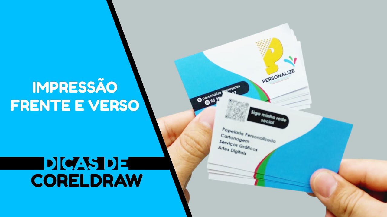 IMPRESS&Atilde;O FRENTE E VERSO