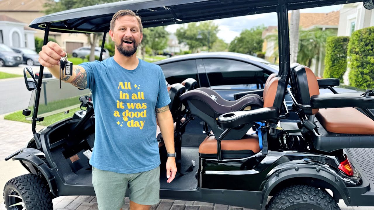 Our NEW Merch Is Finally Here, We Bought A Golf Cart & Achieved Our 40 Year Old Dreams! Home Vlog