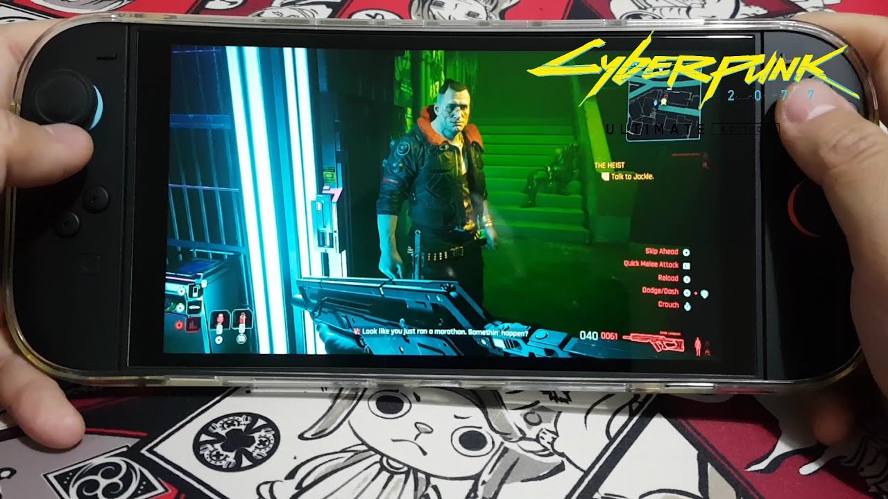 Геймплей Cyberpunk 2077 на Nintendo Switch 2, часть 8
