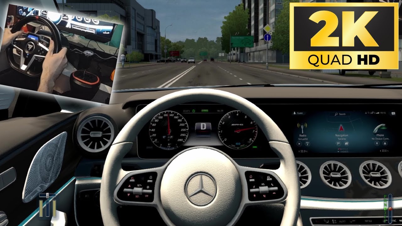 DRIVING the Mercedes-AMG CLS53 2022 in City Car Driving – Luxury & Power in the Streets!