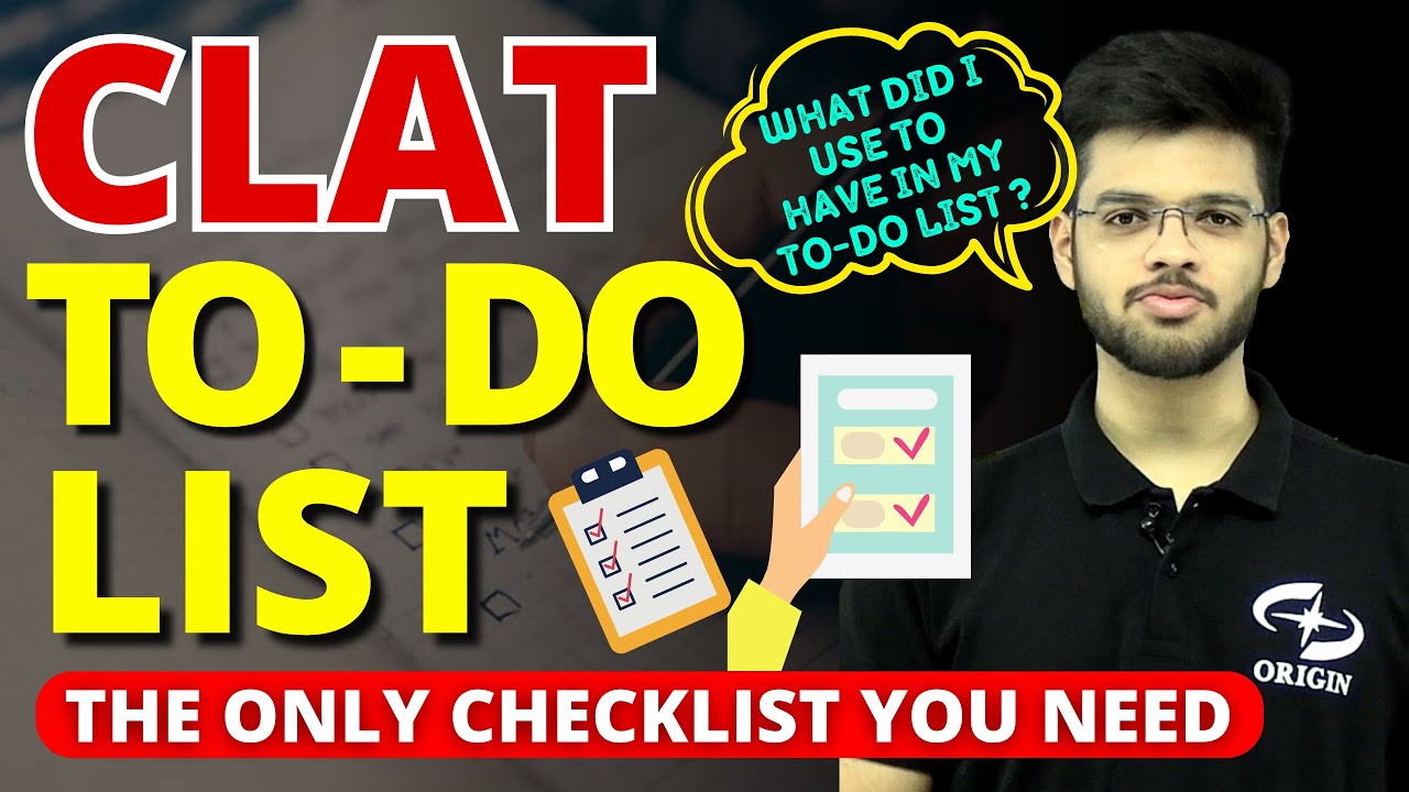 CLAT To - Do List | How to Plan Your Day ? Abhyuday Pandey