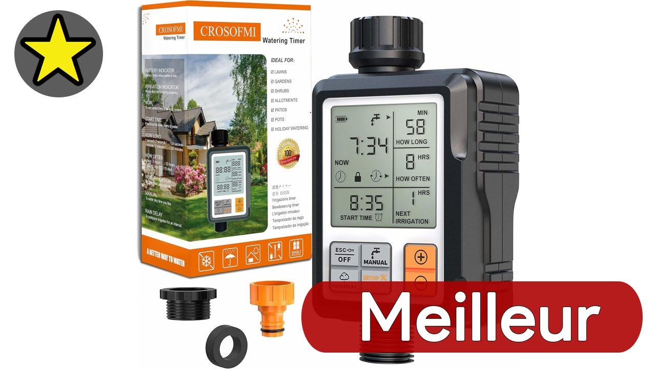 🏆 TOP 3 PROGRAMMATEUR D'ARROSAGE AUTOMATIQUE 2025 🌧️