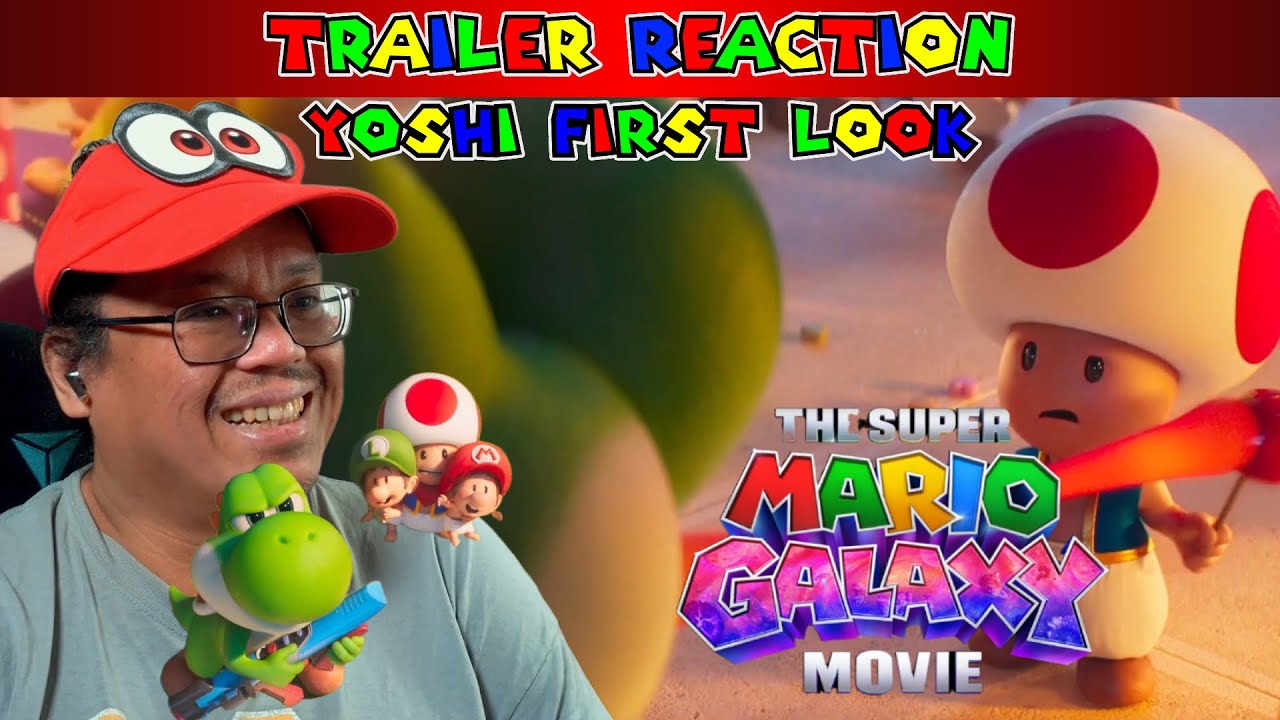 Trailer Reaction: Super Mario Galaxy Movie - Yoshi First Look