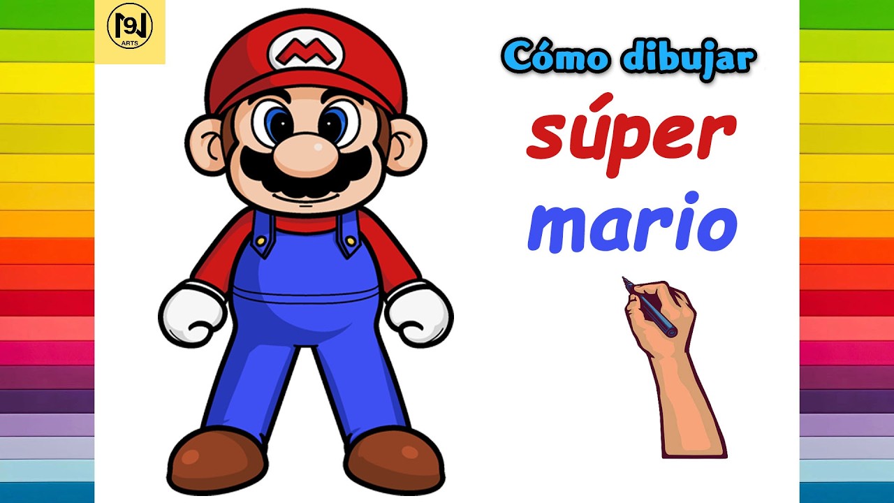 Cómo dibujar a Super Mario