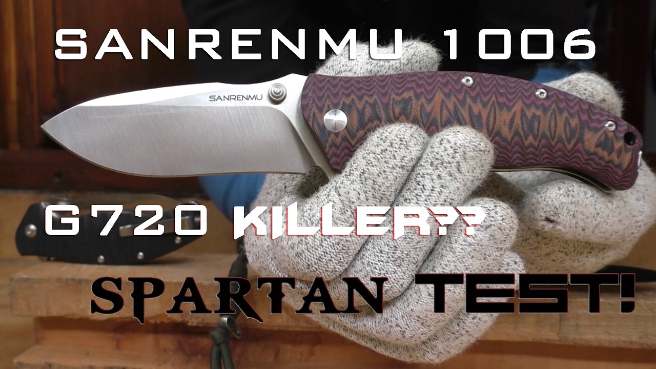 SANRENMU 1006 - SPARTAN TEST! - Ganzo G720 y sus rivales