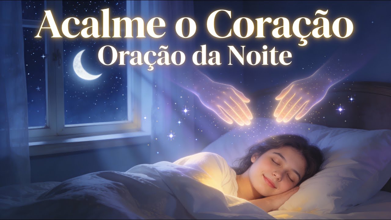 Acalma Meu Coração🌙Oração Cantada para Ansiedade e Sono Tranquilo| Música Gospel para Dormir